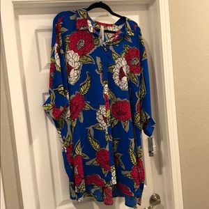 Melissa McCarthy oversized button down shirt NWT